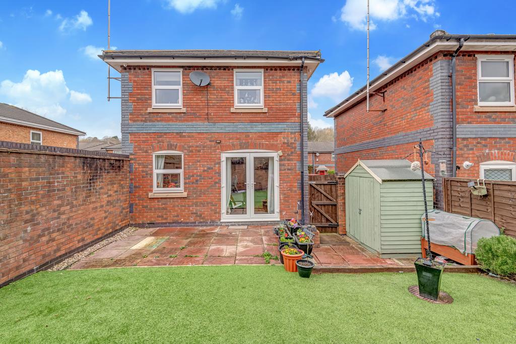 Rear of property