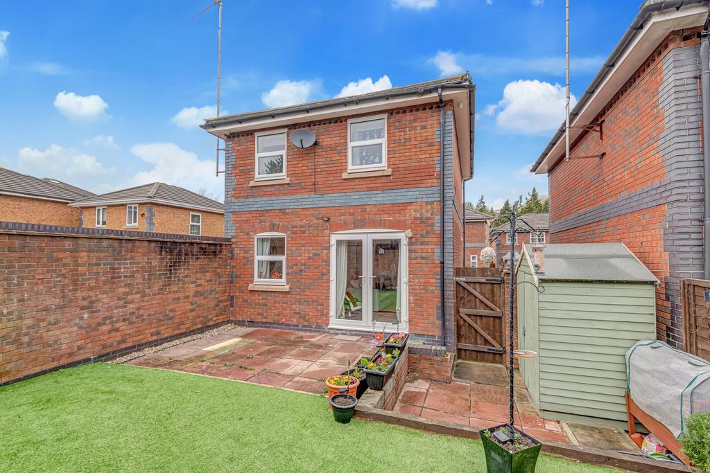 Rear of property