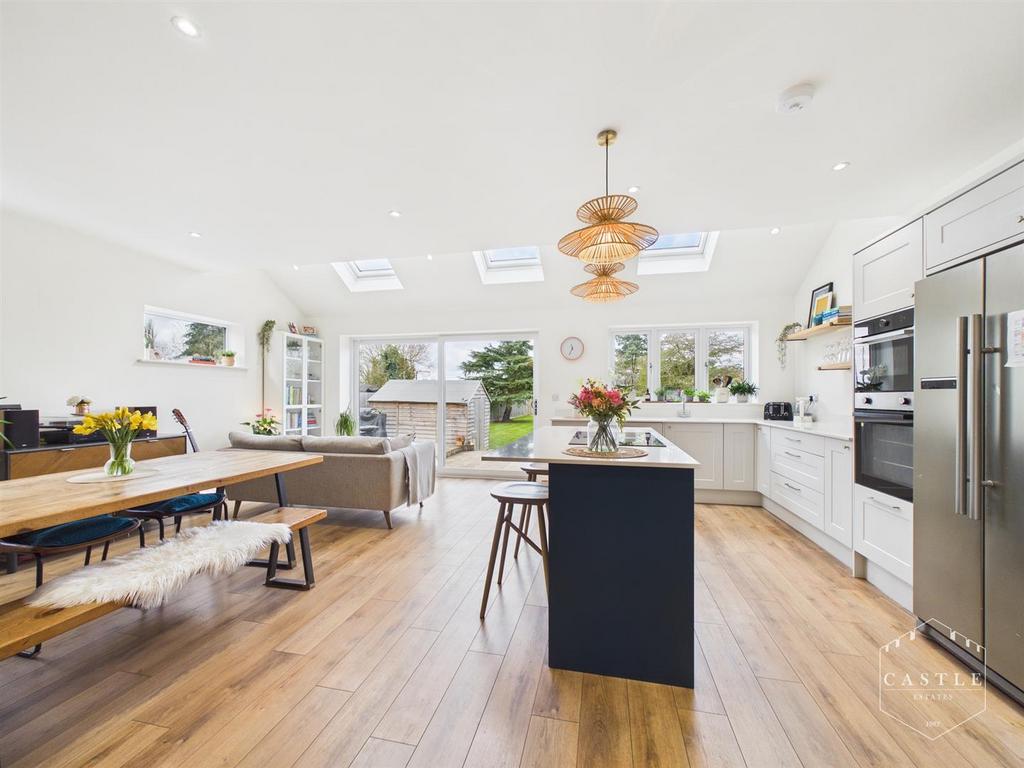 Open plan living kitchen