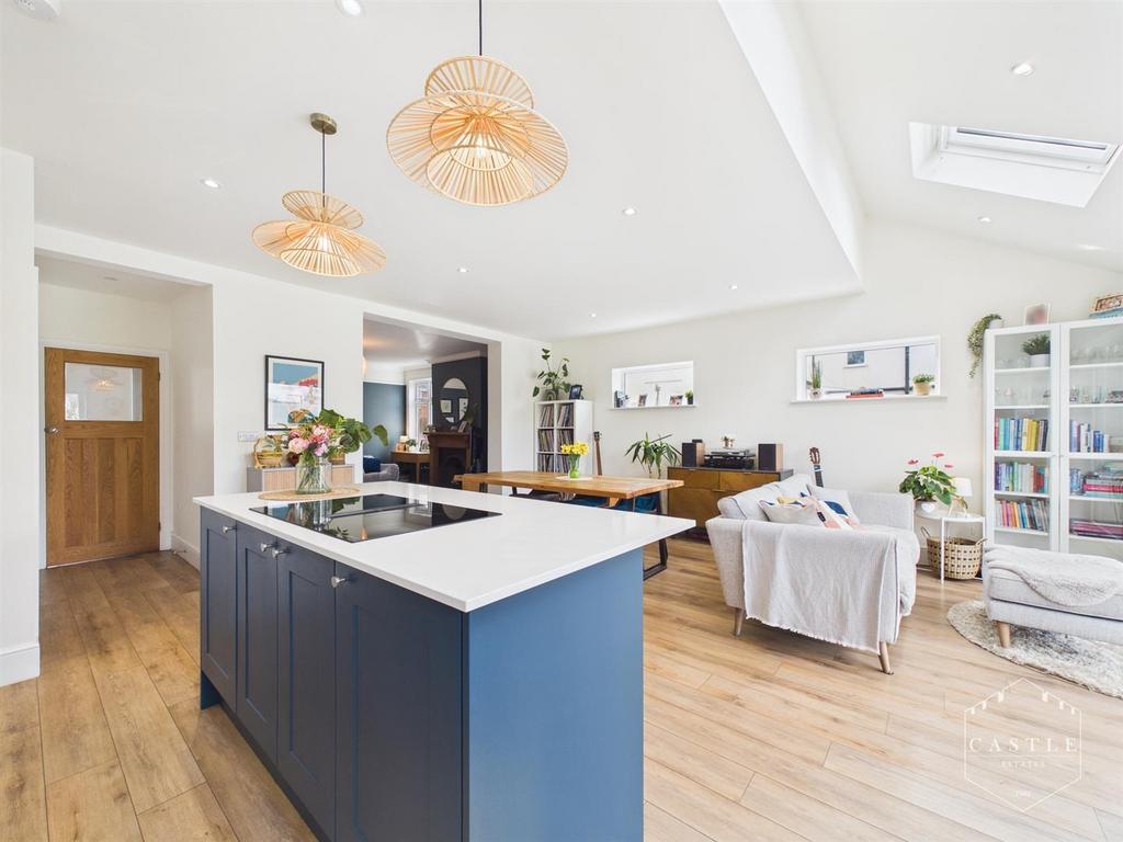 Open plan living kitchen