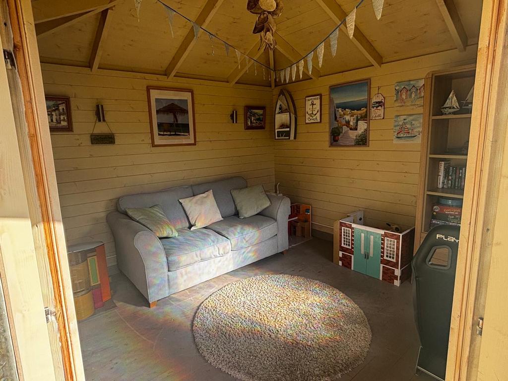 Inside summer house