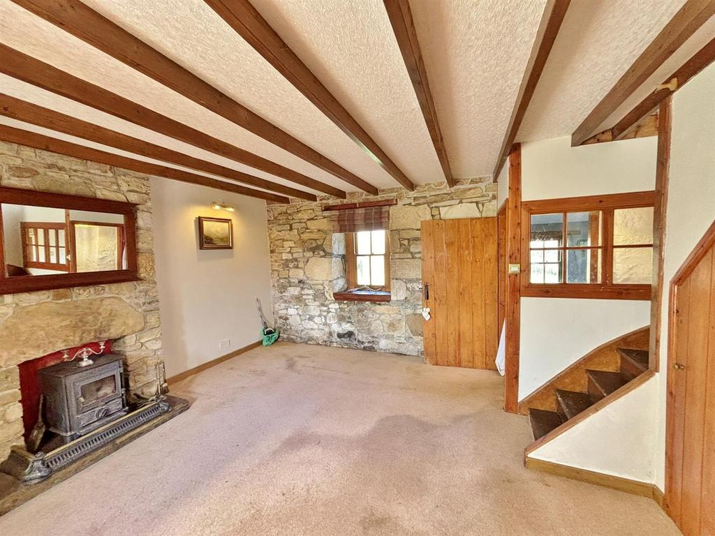 Dining room stairs to bedroom