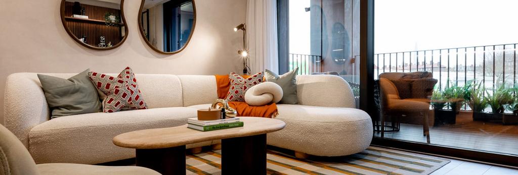 Closeup photo of bevelled coffee table,...