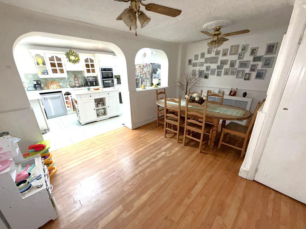 Open-plan living area, open plan living