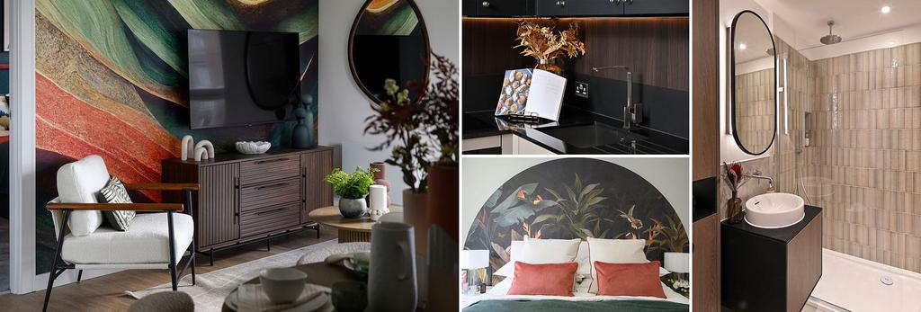 Eden-grove, A montage of interior images from a...