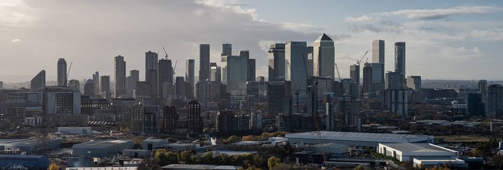 Twelvetrees-park, The view of London from a...