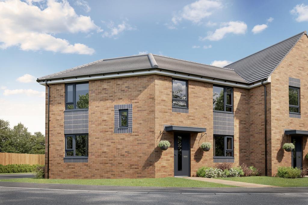 External CGI image of the Lutterworth 3 bedroom...