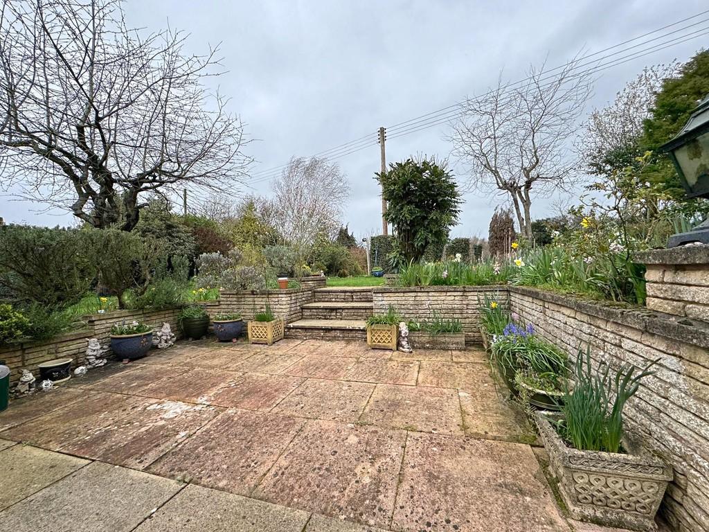 Side patio area