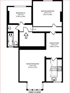 2 bedroom flat to rent, Chichele Road, London