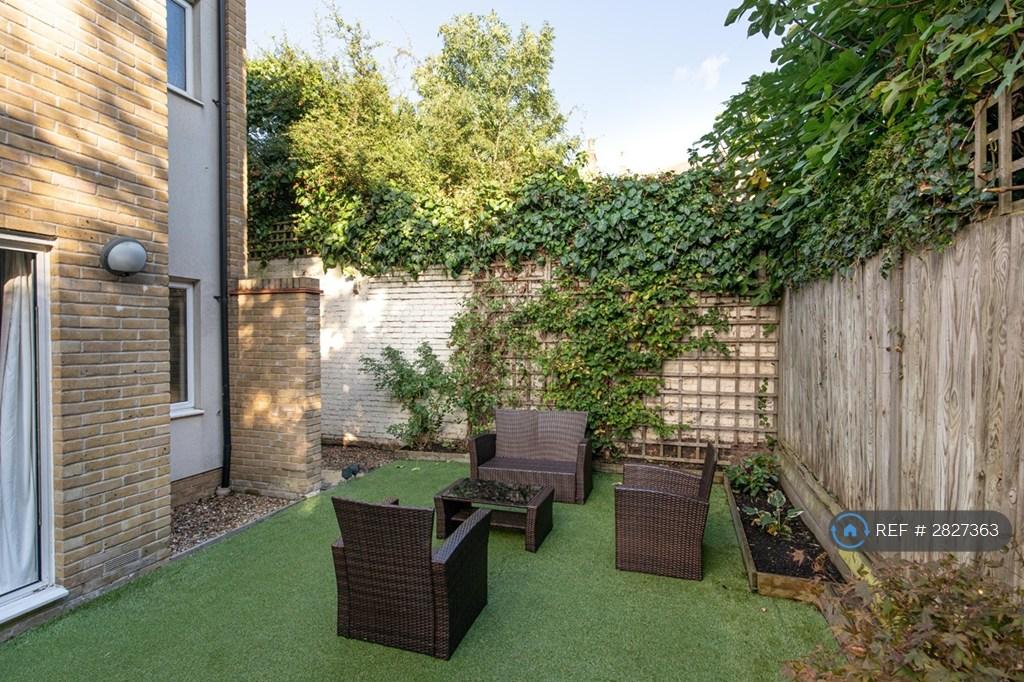 Garden With Low Maintenance Astro Turf