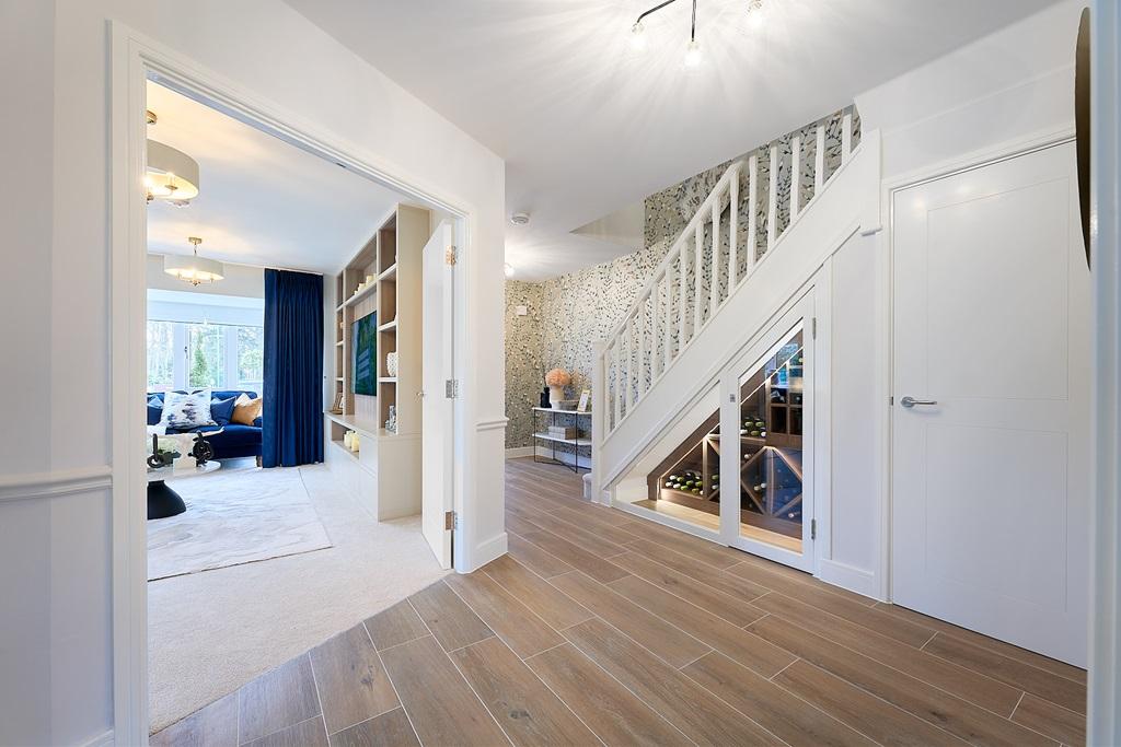 Spacious entrance hallway