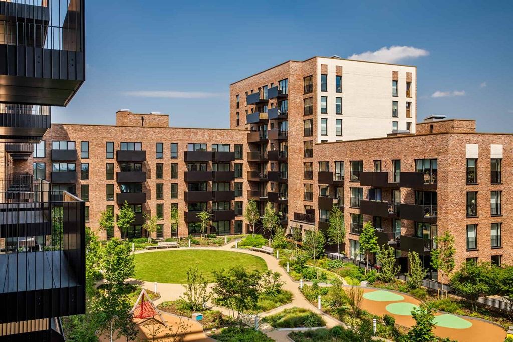 Coronation Square's podium gardens offer a...