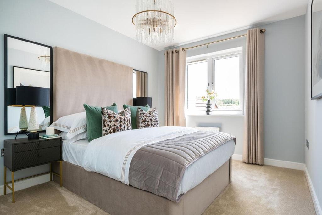 Spacious bedroom 1, with space for a king-sized...