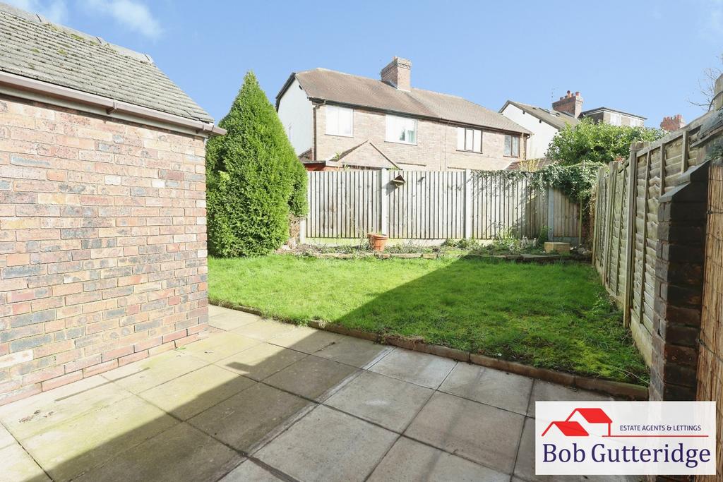 Rear garden