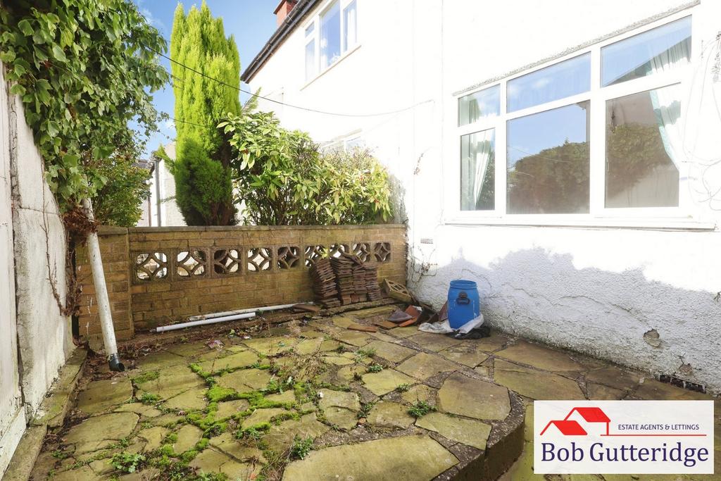 Rear courtyard