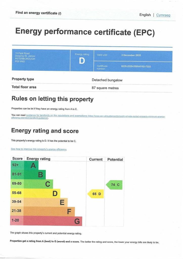 Energy Performance Certificate