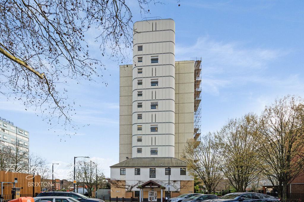 Apartment building facade, block of apartments