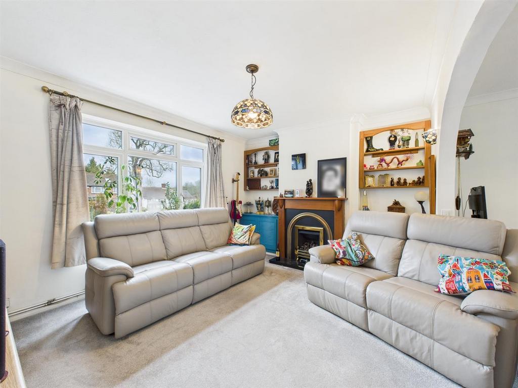 Living room, fireplace
