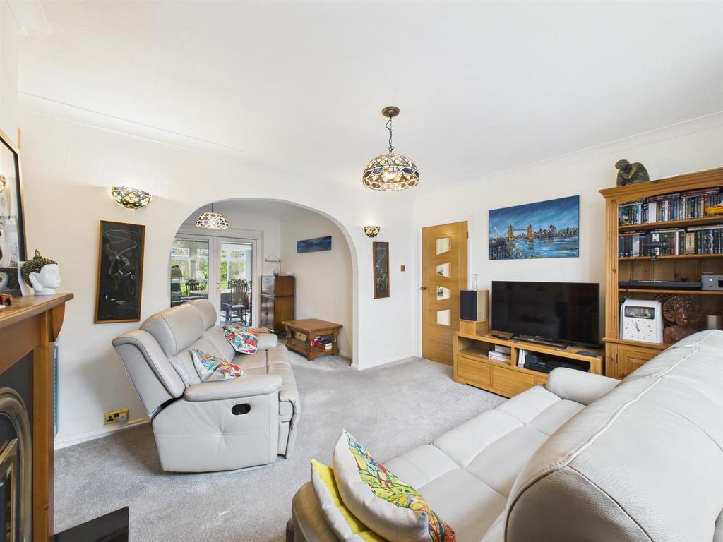 Living room, fireplace