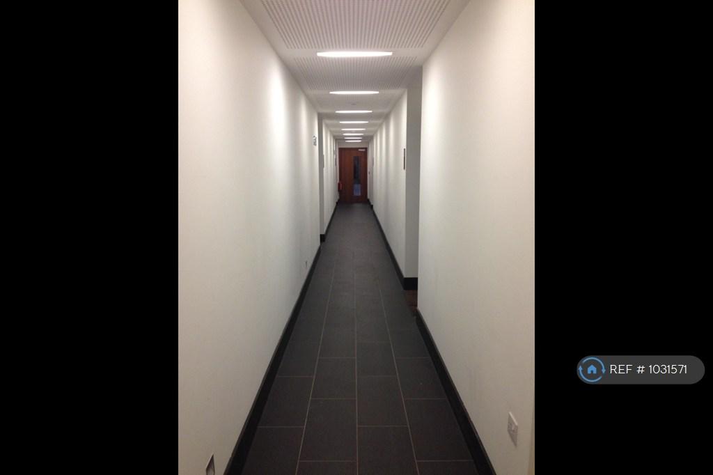 Communal Halway With Sensor Lighting