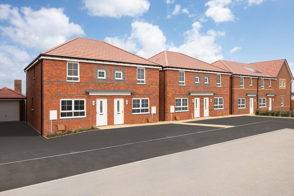 Exterior view of our 2 bed Kenley and 3 bed...