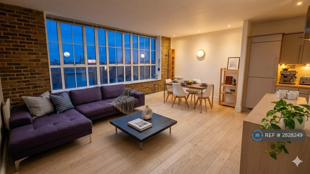 Living Room In The Evening