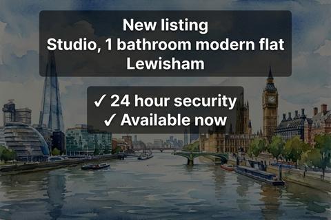 Studio to rent, New Cross Road