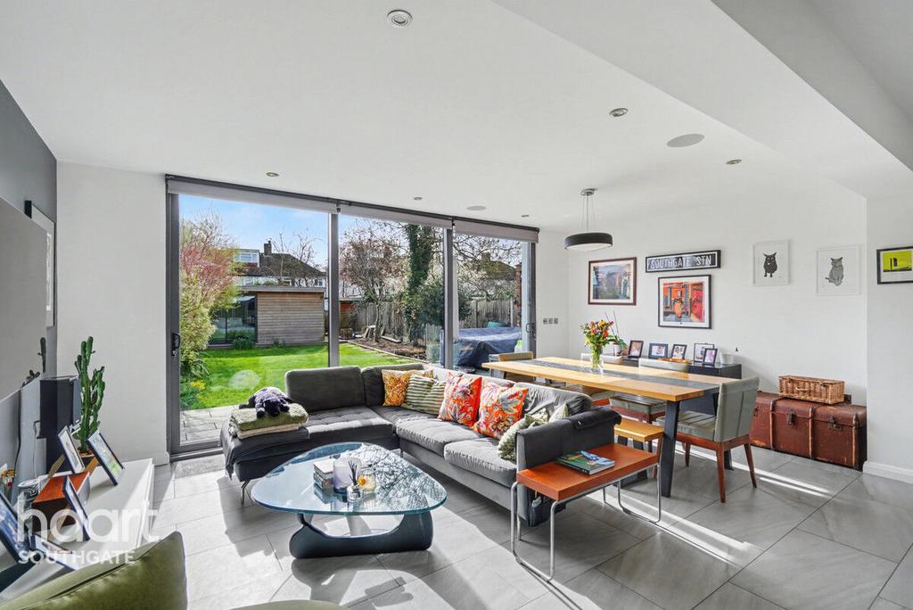 Open-plan living area