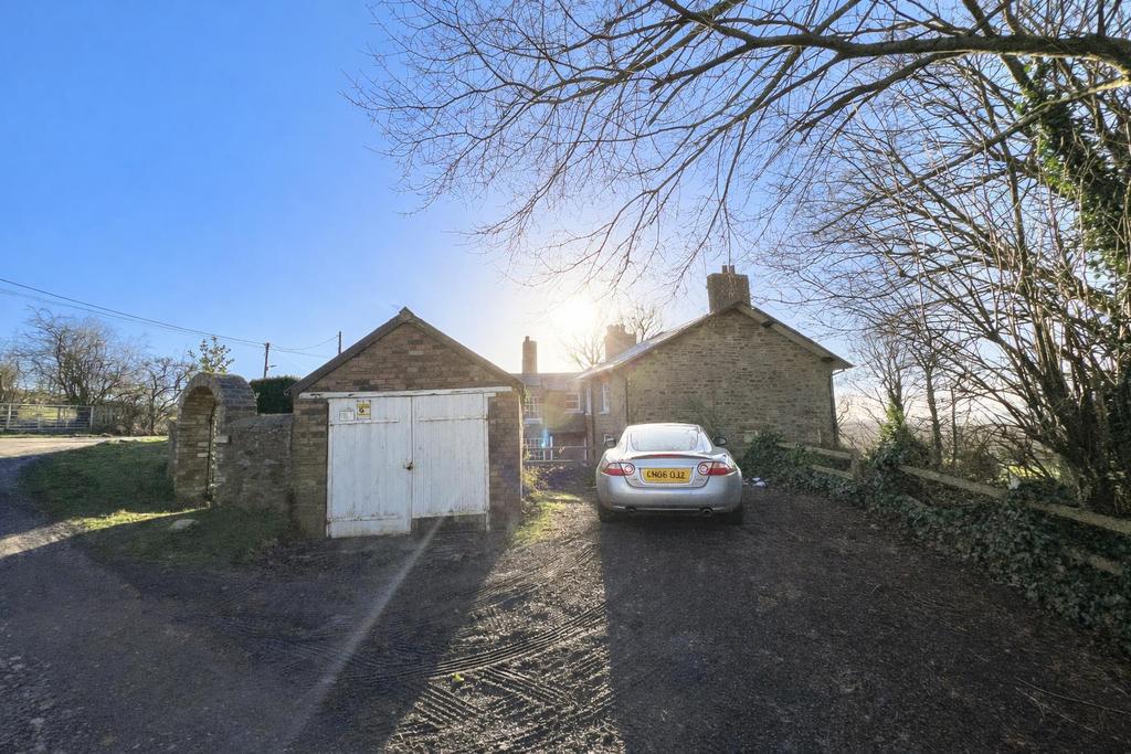 Driveway and garage