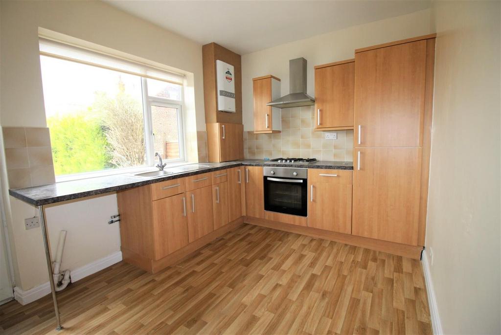 Bright fitted kitchen with modern units...
