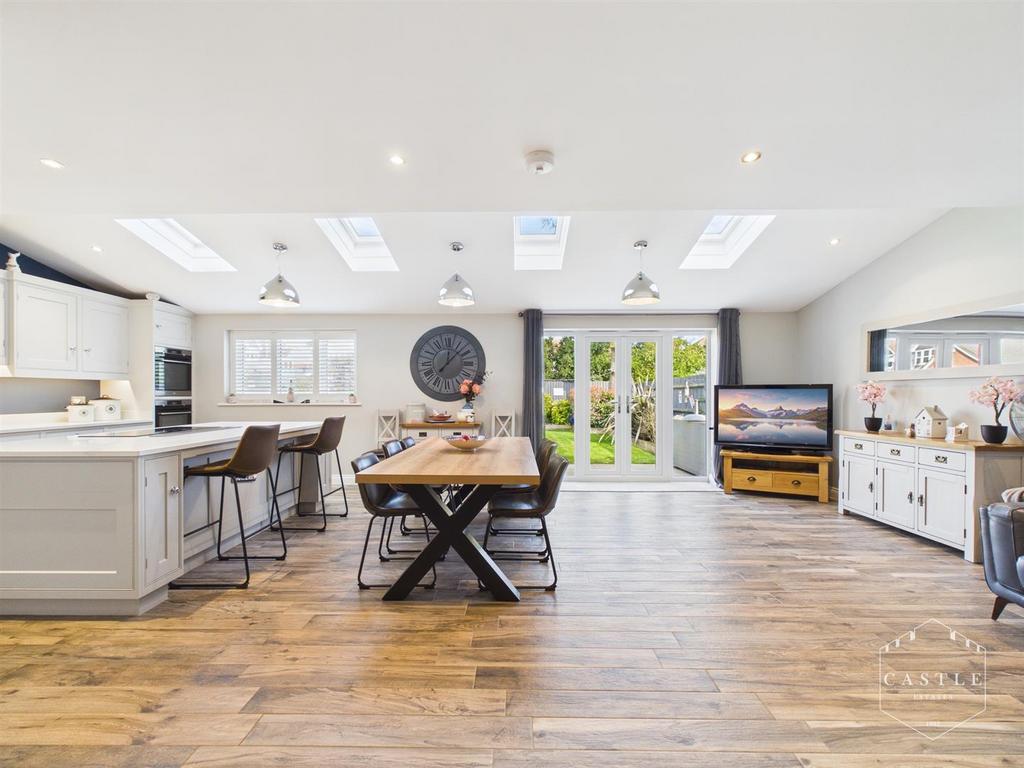 Open plan living kitchen