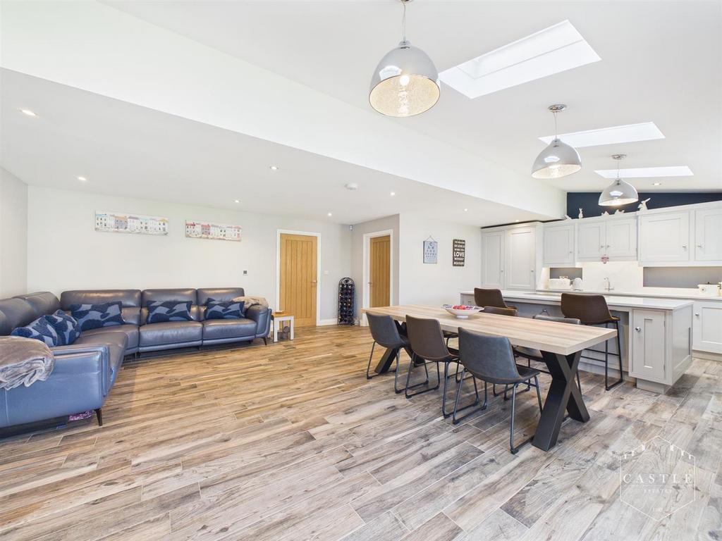 Open plan living kitchen
