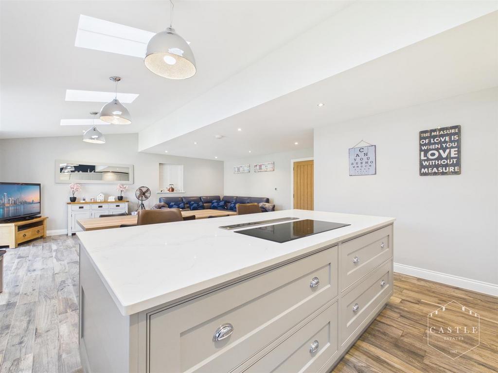 Open plan living kitchen