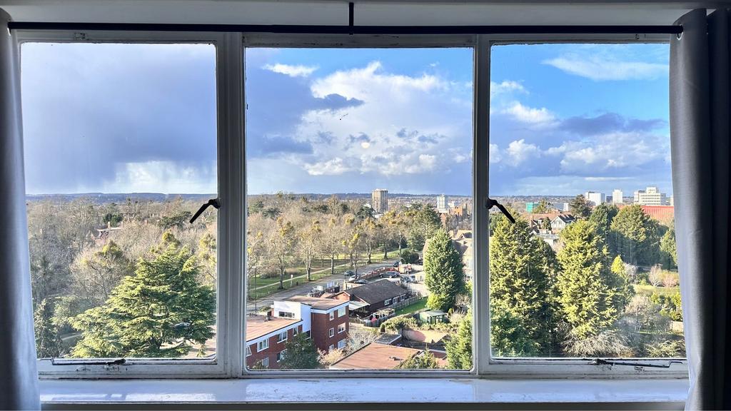 Views over Coventry from Bedroom