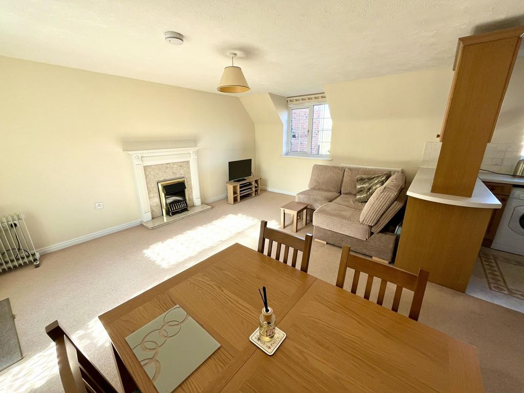 Open plan living dining room