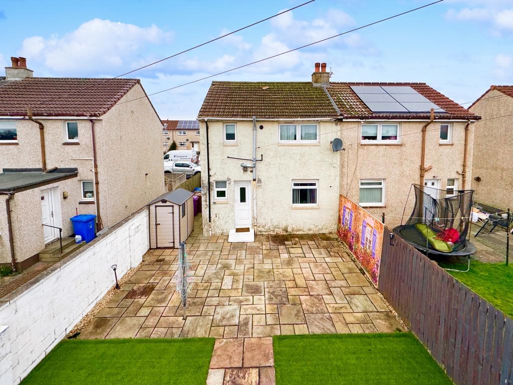 Churchill Avenue, KIlwinning rear garden
