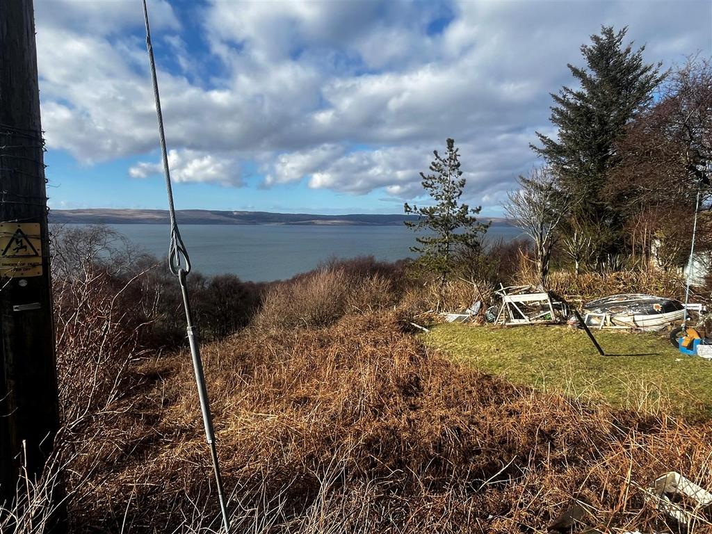 Garden sea views, Kilbrannan Sound