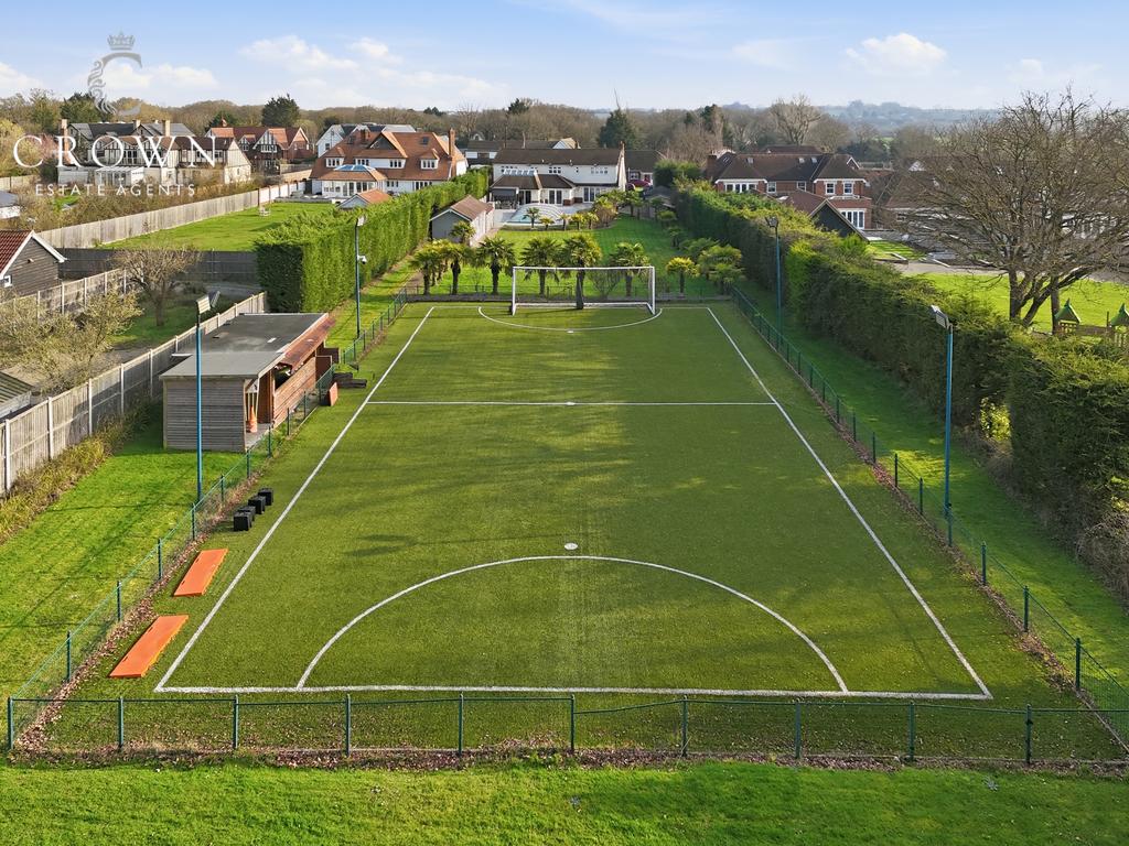 Football Pitch with Viewing Area