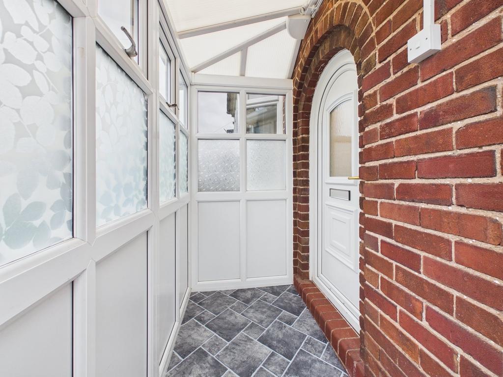 Enclosed front porch