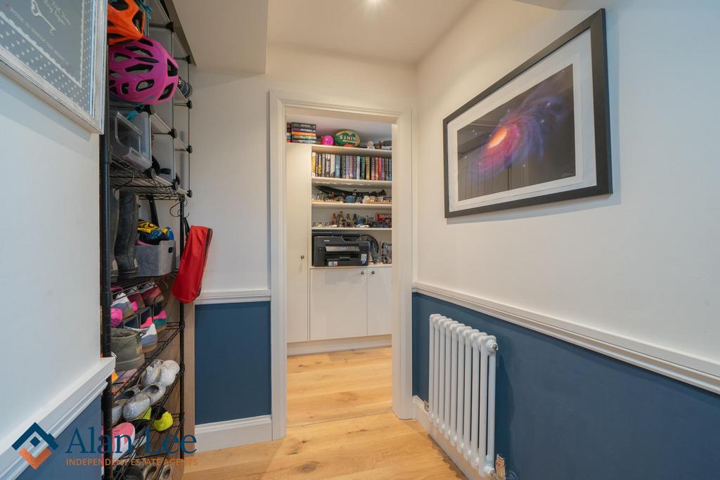 Entrance Hall into Study