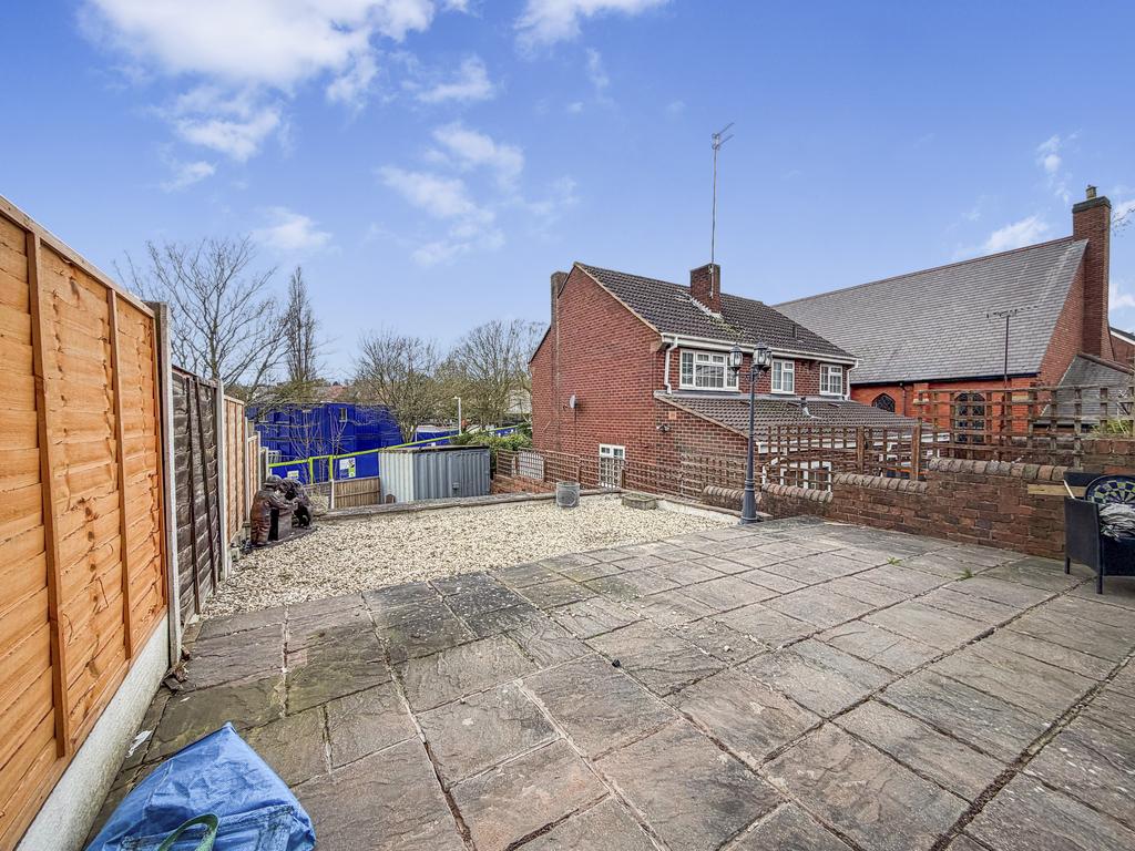Rear of property