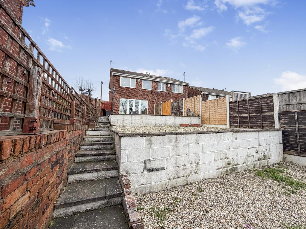 Rear of property