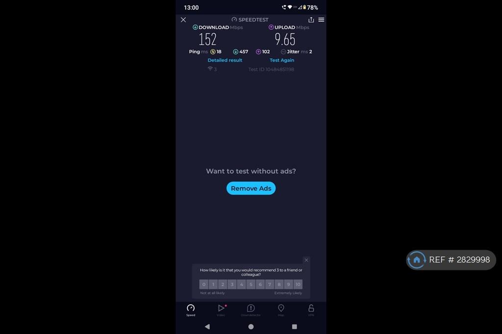 Fast Wifi Included