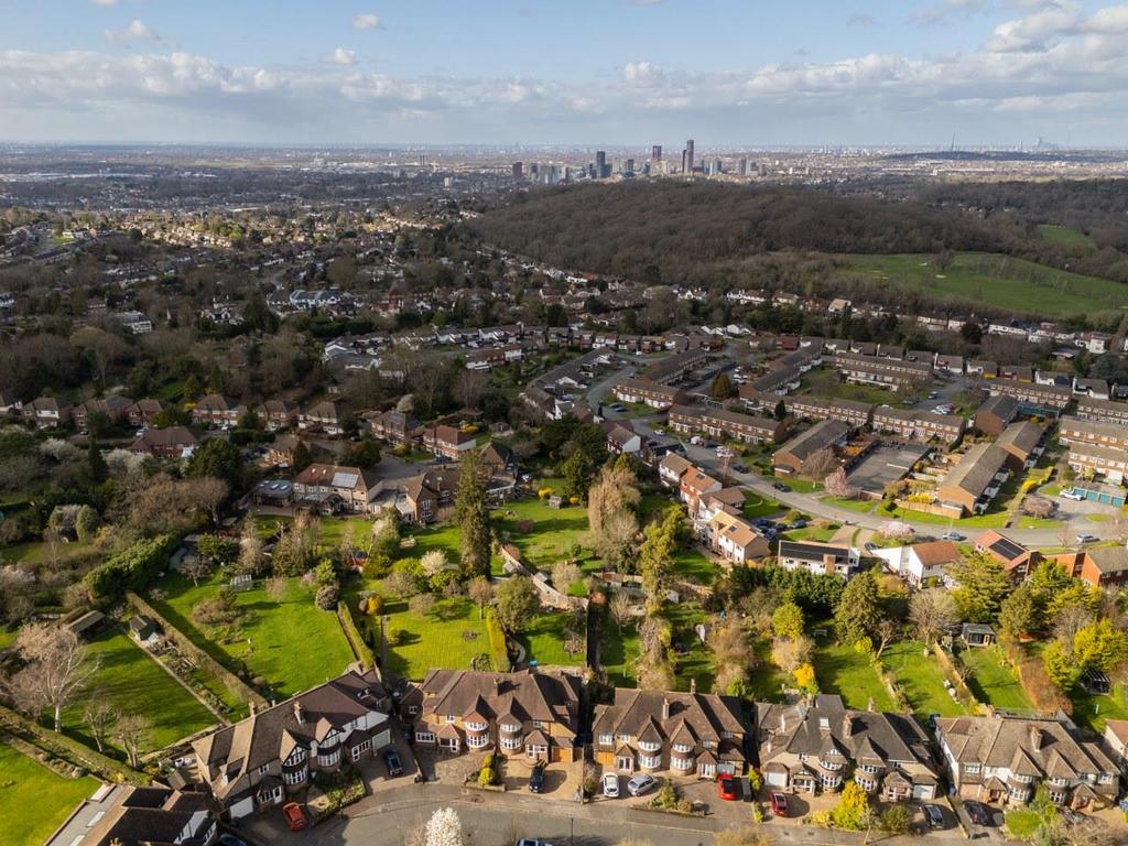 Aerial view, land