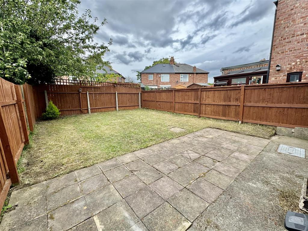 Rear garden