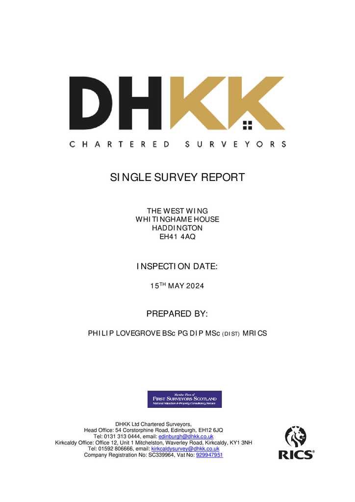 Home Report - Whitti