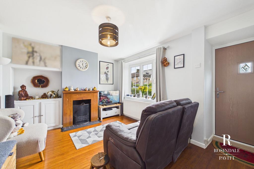 Living room, fireplace
