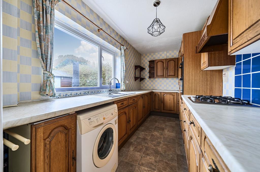 Galley style kitchen