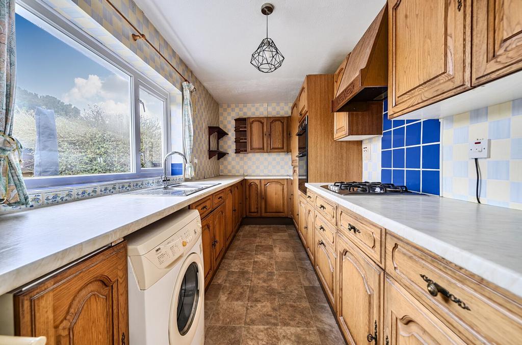 Galley style kitchen