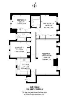 3 bedroom flat for sale, York Place Mansions, 117 Baker Street, London, W1U